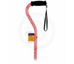 Nova Ortho-Med Designer Aluminum Offset Canes :: Lightweight and adjustable offset canes feature soft foam handle