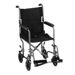 Nova Medical Products :: 19" STEEL TRANSPORT CHAIR HAMMERTONE - 309