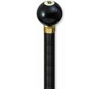 Nova Ortho-Med Wood Cane w/ 8-Ball Handle :: These canes are made out of an attractive natural wooden finish 