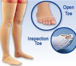 Activa&#174; Anti-Embolism Stockings Thigh High 18 mm Hg Series H520 (Closed Toe Beige) Series H521 (I :: Also known as Thrombo Embolic Deterrent Stockings, these anti-em