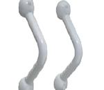 Safety Hand Grips :: Grips extend 3” away from wall for a safe secure grip. The grips
