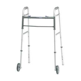 Invacare :: Dual Blue-Release Adult Walker - Wheeled