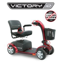 Pride Mobility Scooter Victory® 10 :: Features &amp; Benefits
    Delivers