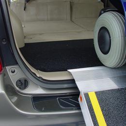 THRBE 250-1 :: Simply place the EZ-Access® Rubber Threshold ramp in from of the