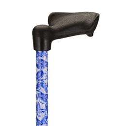 Nova Medical Products :: Palm Handle Cane - Blue Porcelain