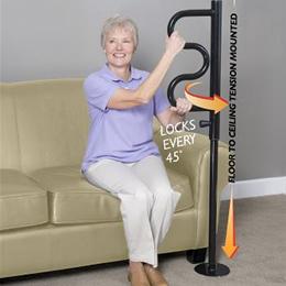 Stander :: Security Pole & Curve Grab Bar