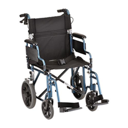 Nova Medical Products :: 19 inch Transport Chair with 12 inch Rear Wheels - 352B