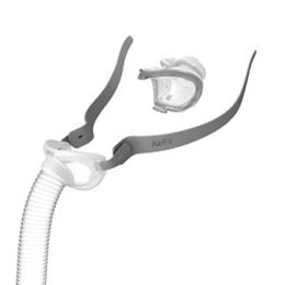 ResMed :: AirFit™ P10 frame system with medium dual-wall pillows – no headgear