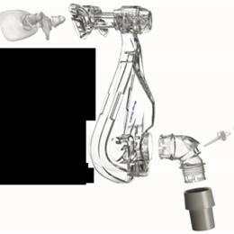 ResMed :: Mirage Quattro™ full face mask complete frame assembly, small – no cushion, no headgear
