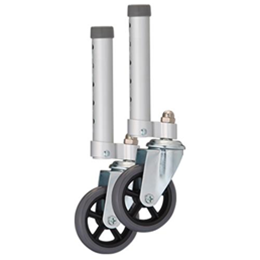 Nova Medical Products :: 3" Swivel Wheels for 1" Folding Walker