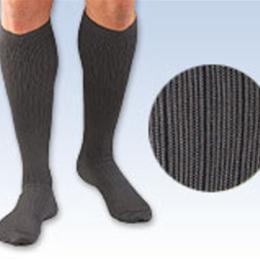 FLA Orthopedics Inc. :: Activa® Men's Microfiber Dress Socks 20-30 mm Hg Series H34 (Pinstripe Pattern)