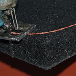THRBE 250-1 :: Simply place the EZ-Access® Rubber Threshold ramp in from of the