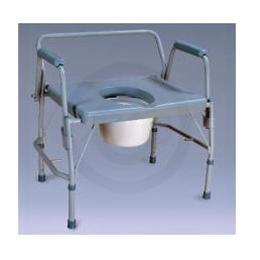 Nova Medical Products :: Nova Ortho-Med Heavy Duty Drop-Arm Commode w/ Extra Wide Seat