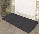 EZ-Access Rubber Threshold Ramp :: Simply place against the door threshold (inside or outside) t