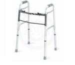 Nova Folding Walker 4090 / 4095 :: Dual-button release provides greater security. Folds to 4&quot; width