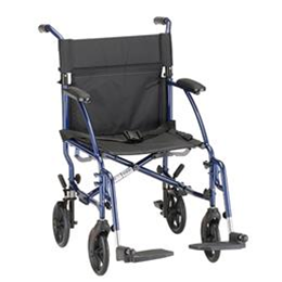 Nova Medical Products :: 18" LIGHTWEIGHT TRANSPORT CHAIR - 377B-R