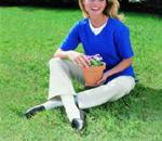 Women`s Casual Knee-High Support Socks :: Stylish for business or casual wear. Mild compression improves c