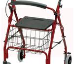 GetGo 4203 :: The GetGo is our lightest 4-wheeled walker available with han