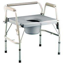 Invacare :: Bariatric Drop-Arm Commode