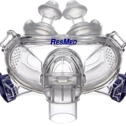 ResMed :: Mirage Liberty™ full face mask frame system with large cushion and small pillows– no headgear