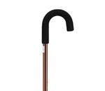 Nova Ortho-Med Full Curved Offset Cane :: The aluminum canes are lightweight and have an offset full curve