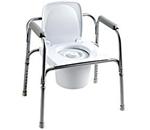 Invacare All-In-One Aluminum Commode :: The Invacare All-In-One Aluminum Commode offers consumers the co