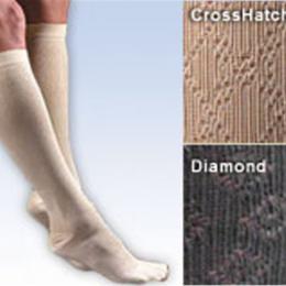 FLA Orthopedics Inc. :: Activa® Women's Patterned Dress Socks 15-20 mm Hg Series H27 (Small Diamond Pattern) Series H28 (Cr
