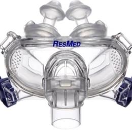 ResMed :: Mirage Liberty™ full face mask frame system with small cushion and large pillows– no headgear 