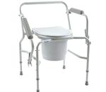 Drop-Arm Commode :: Features:
    Adjustable heig