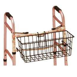 Nova Medical Products :: Basket with Plastic Liner for Folding Walker