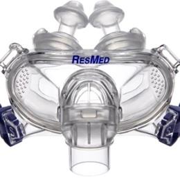 ResMed :: Mirage Liberty™ full face mask frame system with small cushion and medium pillows – no headgear 